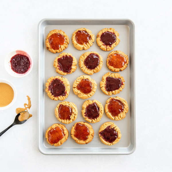 Peanut Butter and Jam Cookies