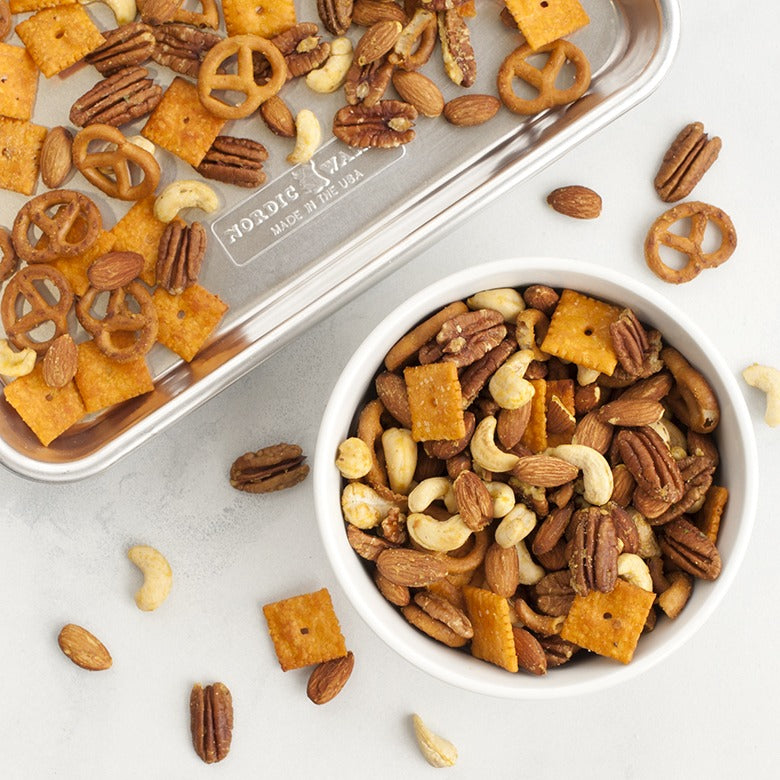 Crispy Crunchy Savory Snack Mix