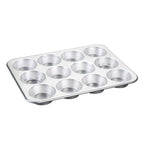 12-Cup Muffin Pan W/ High Dome Lid 34 x 25 x 8cm