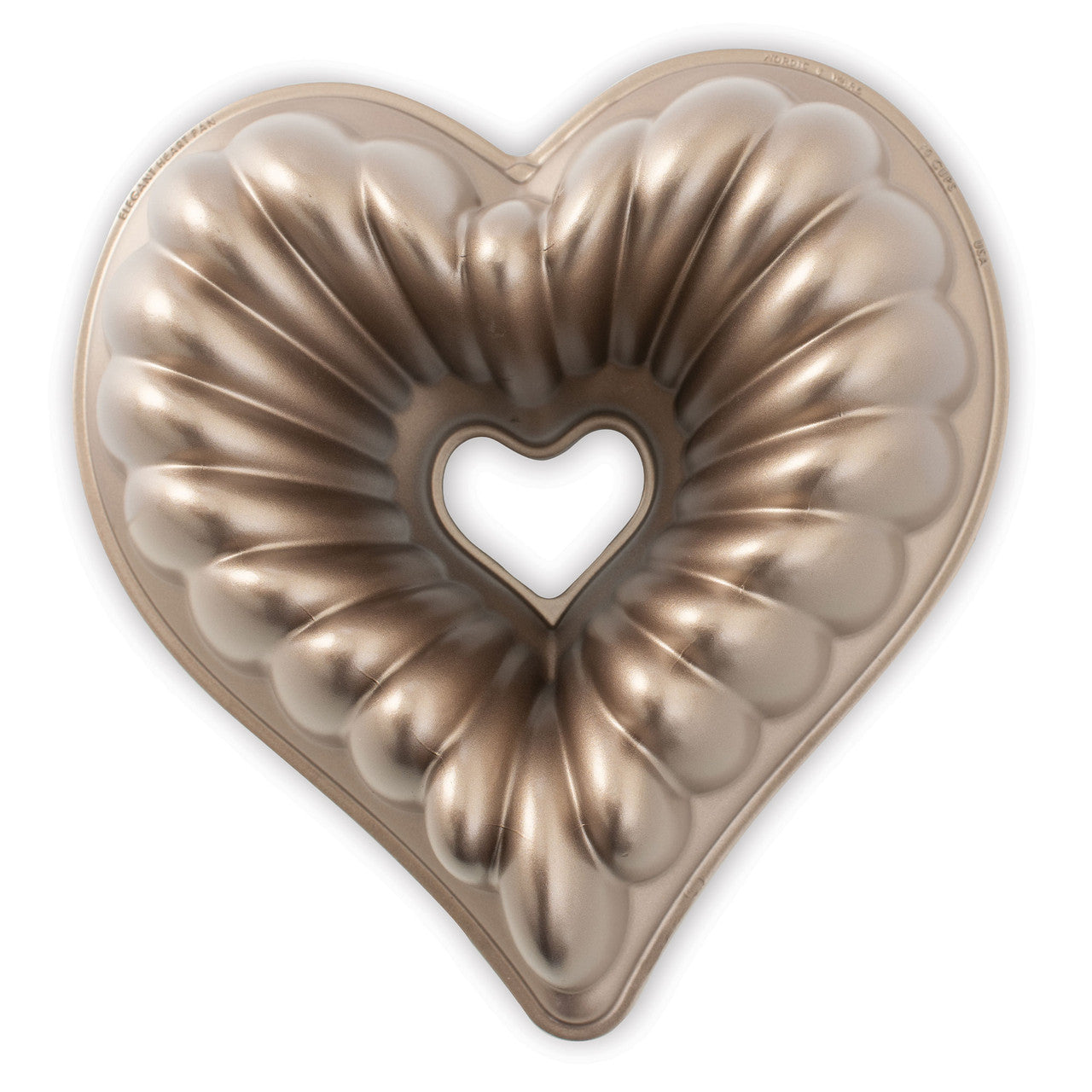 Elegant Heart Bundt Pan 28 x 26.5 x 10cm
