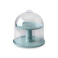 Dessert Stand With Clear Dome Lid, 25.4 x 21.1 x 26.9cm