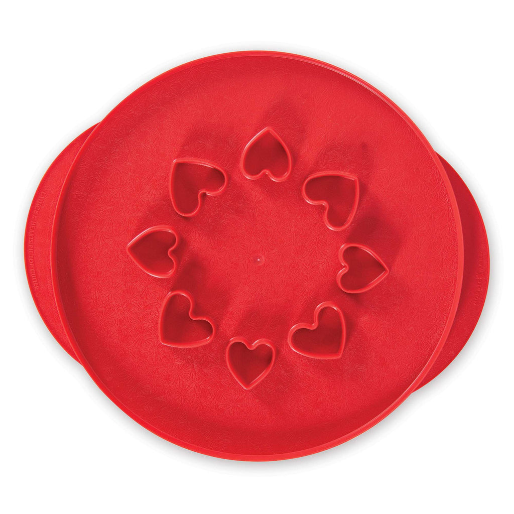 Hearts And Lattice Pie Top Cutter 31.5 x 36 x 2cm