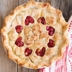 Hearts And Lattice Pie Top Cutter 31.5 x 36 x 2cm