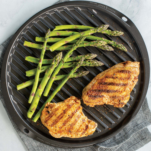 12" Flat Top Reversible Round Griddle 35.5 x 33 x 2cm
