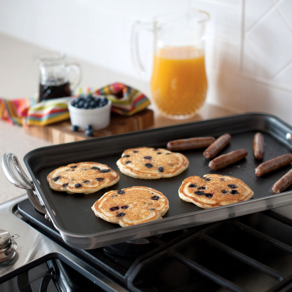 2 Burner High Sided Griddle 50 x 29.5 x 3.5cm