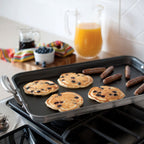 2 Burner High Sided Griddle 50 x 29.5 x 3.5cm