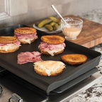 Double Backsplash Griddle 51 x 30.5 x 5cm