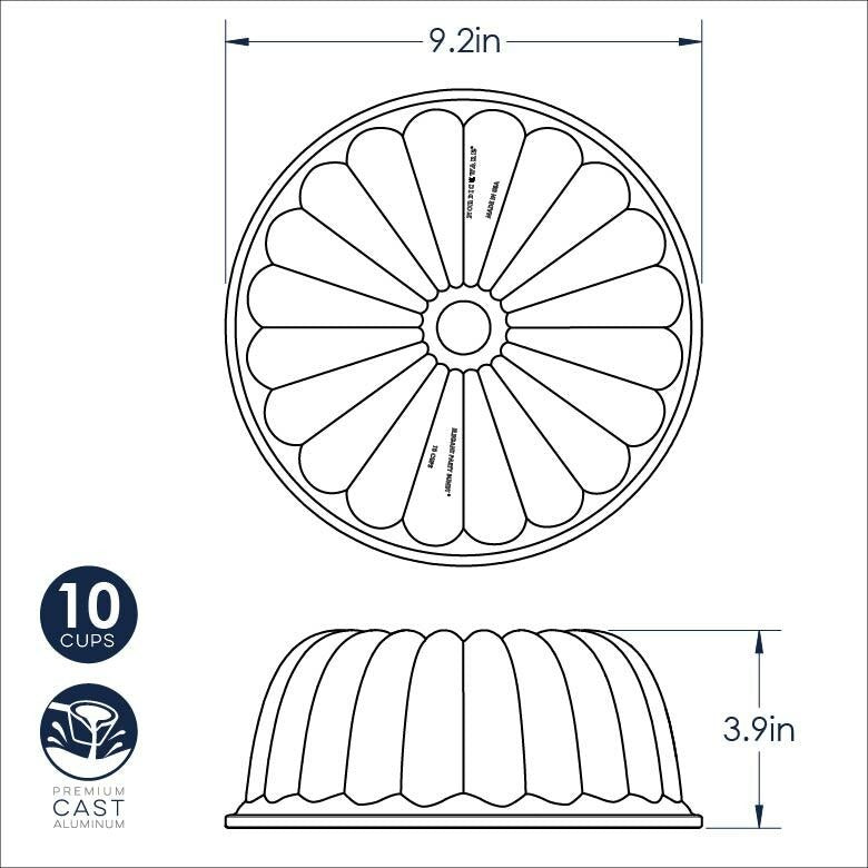 Elegant Party Bundt® Pan 23.5 x 24 x 9.5cm